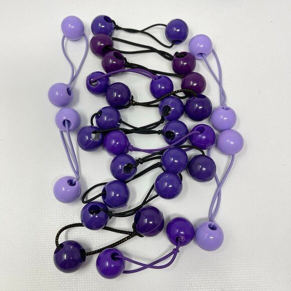 Twin Bead Hair Knocker Pony Tail Holders Bubbles Balls Tie Backs Lot of 156 Sets main image 5